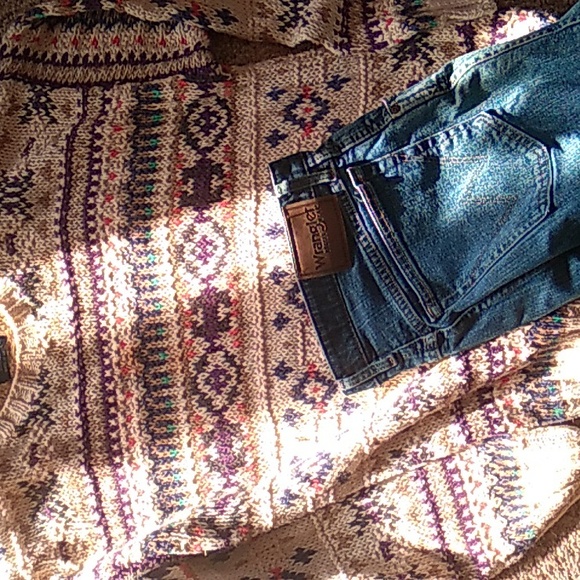 EUC Wrangler FLEX WAIST Jeans EUC  32 X 32 Cowboy Up - Picture 3 of 16